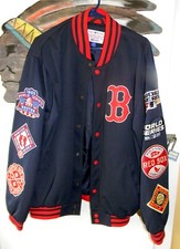 2007 Boston Red Sox World Series Commemorative Baseball Jacket- COOL Patches!!