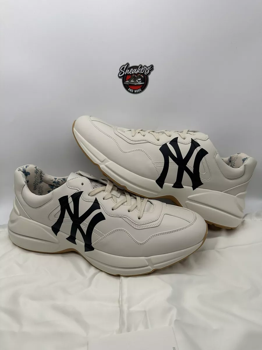 Gucci x MLB Limited Edition Rhyton New York Yankees Blue Sneakers