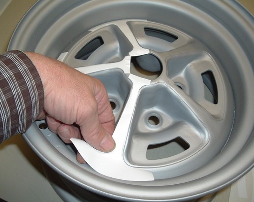 67-76 Dodge / Plymouth Magnum 500 Wheel Paint Mask Stencils - Picture 2 of 4