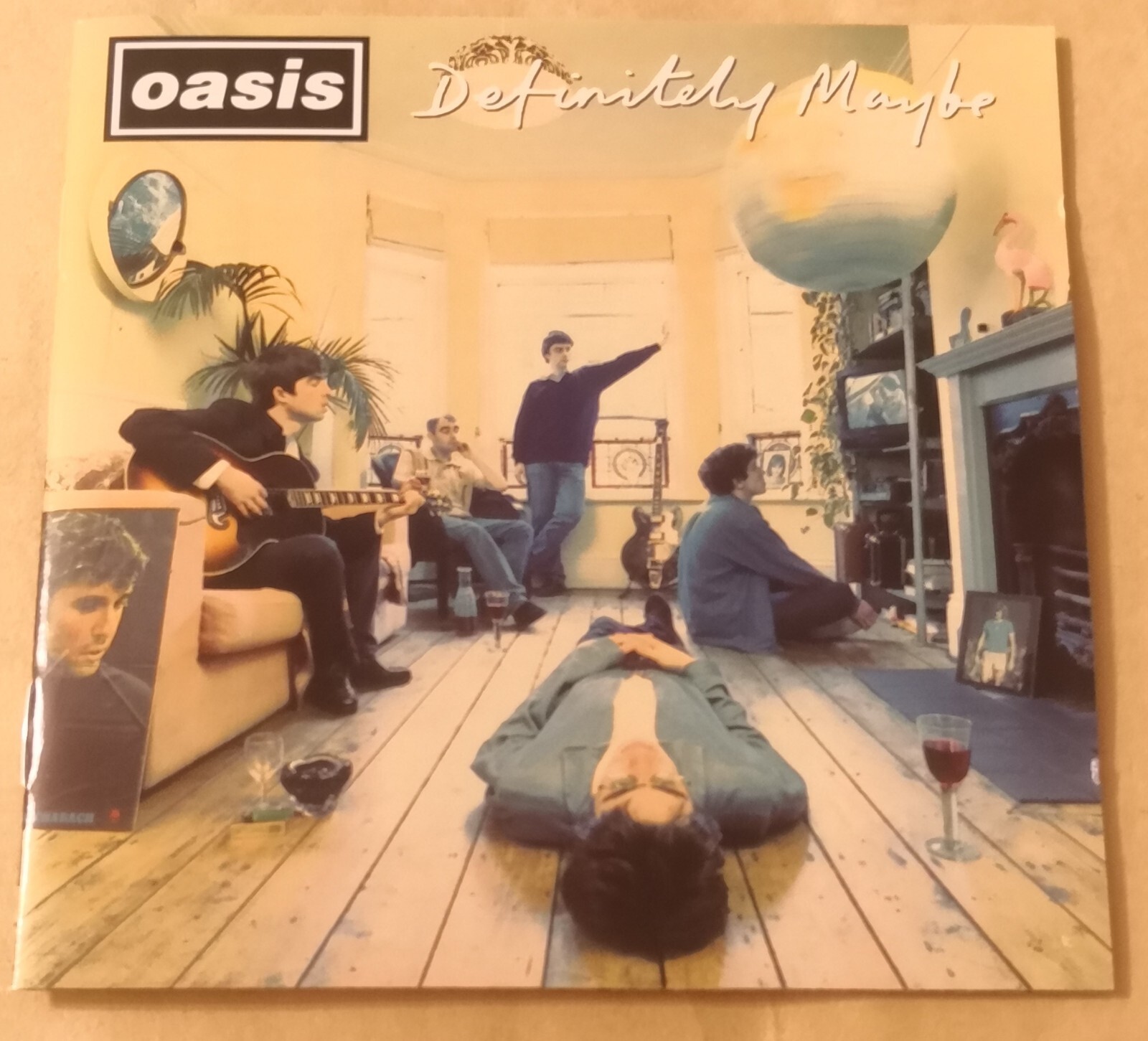 Oasis Definitely Maybe CD Rare Helter Skelter Label No Case Inserts Only