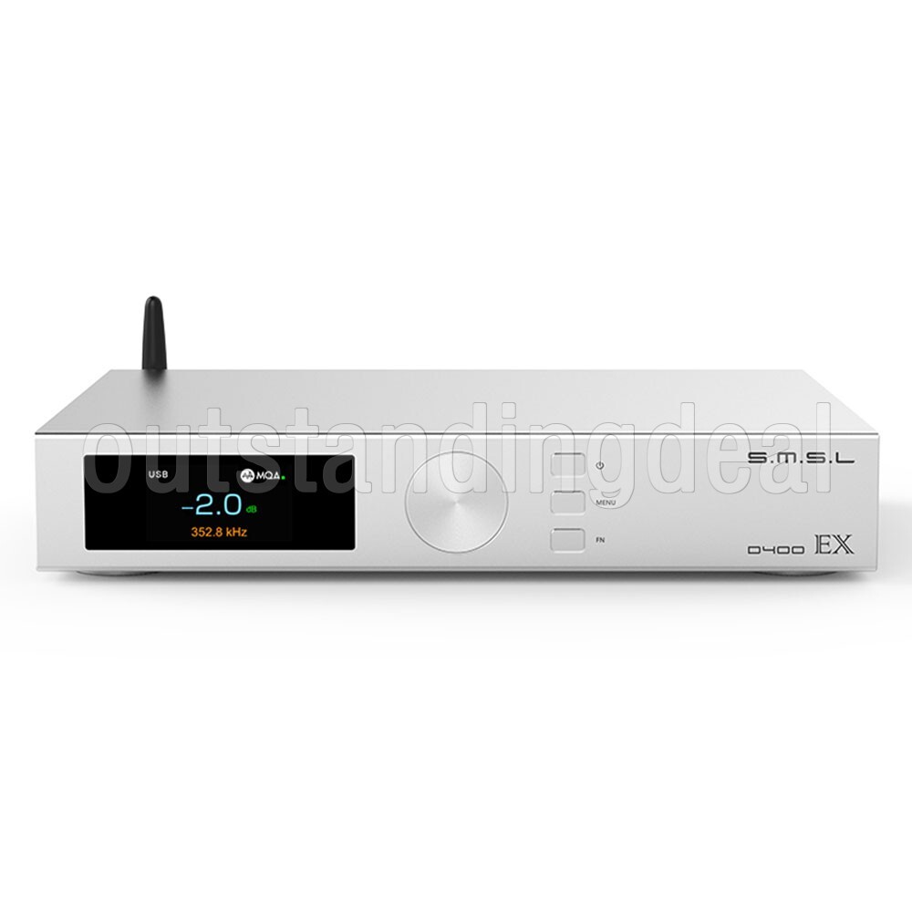 SMSL D400EX USB DAC Fully Balanced Hifi Audio Decoder with Remote 