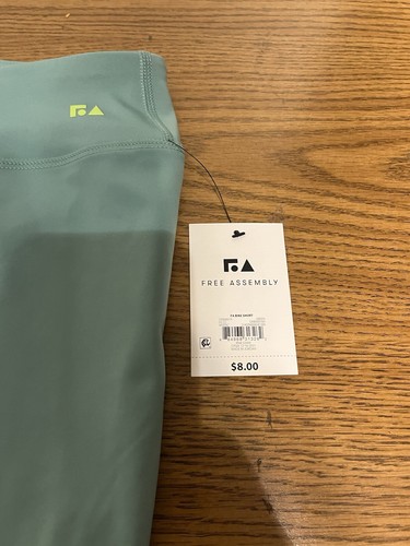 NWT Free Assembly Green Biker Shorts Sz Youth XXL (18) - Picture 3 of 15