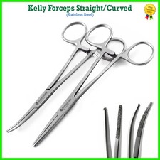 Kelly Hemostat Locking Forceps Straight 5.5" Surgical Instruments