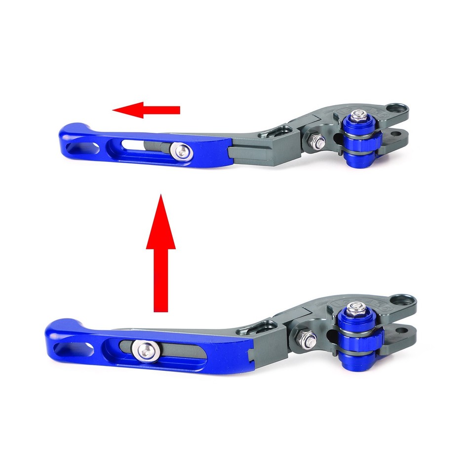 Leviers Frein Et Embrayage Court Pour Honda CRF1100L Africa Twin – Réglables 6 Positions – Aluminium CNC – Couleur Rouge
