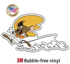 SPEEDY GONZALES Left DECAL STICKER 3M USA TRUCK HELMET VEHICLE WINDOW WALL CAR