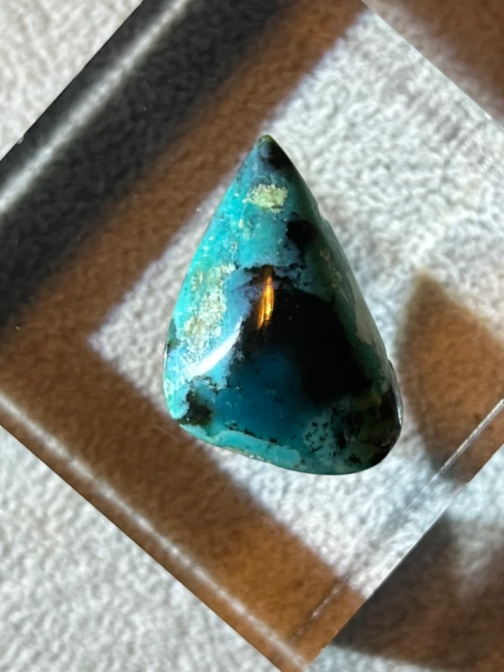 Turquesa con Palamea gema sílice 23,5 cts cabujón rara gema del norte de Indonesia si Foto 4 de 4