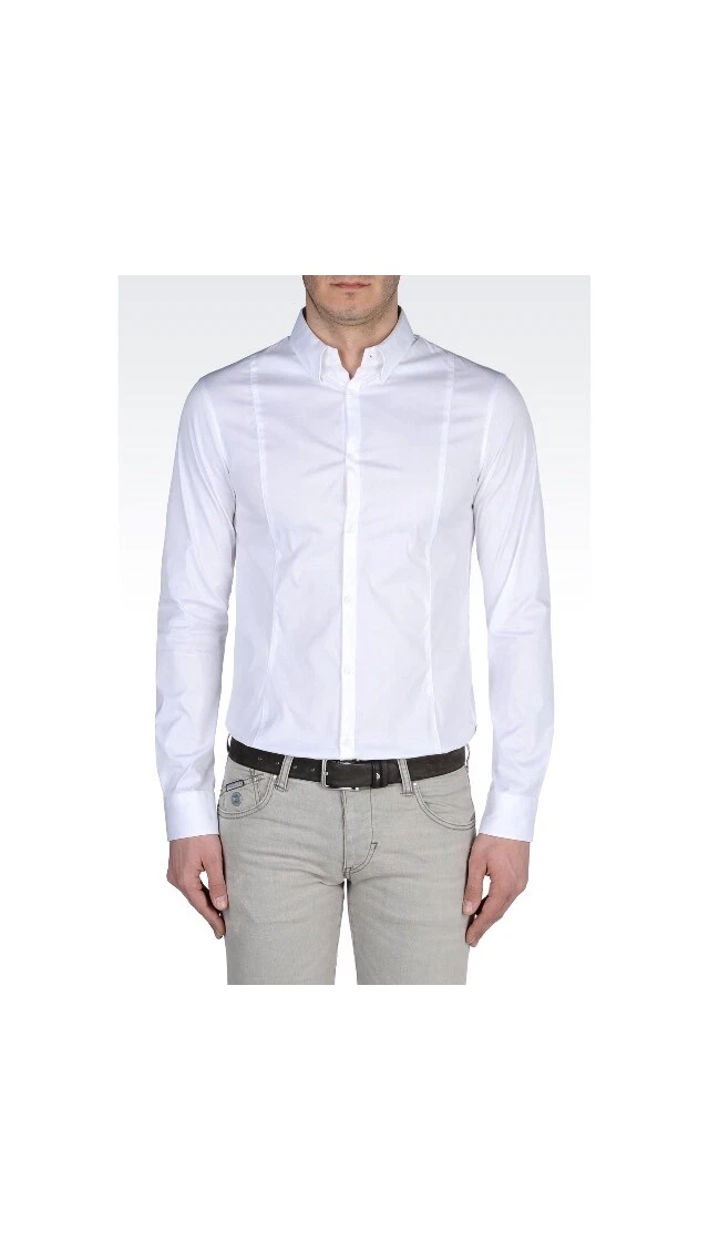 Chemise blanche armani homme new arrivals