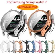 Full Screen Protector Soft TPU Case Cover For Samsung Galaxy Watch 7 40mm/44mm