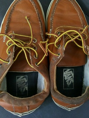 brown leather vans mens shoes