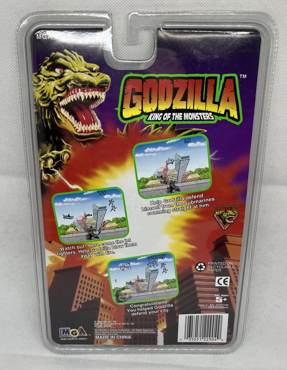 Vintage Godzilla King of Monsters Handheld Game Factory Sealed MGA-9710 RARE!!