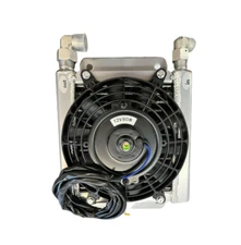 AGT Radiator Plus Hydraulic Oil Cooler Fan For H12/QH12Mini Excavator Attachment