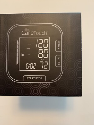 #ad Care Touch Fully Automatic Wrist Blood Pressure Cuff Monitor Platinum  $12.99