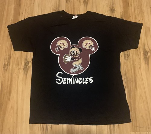 Mickey Mouse Shirt Mens XL Black 