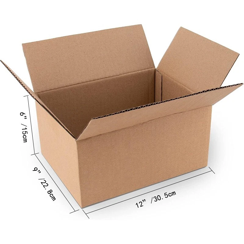 12x9x6 cardboard boxes, mailing packaging, transport boxes, corrugated cartons - Image 2 of 4