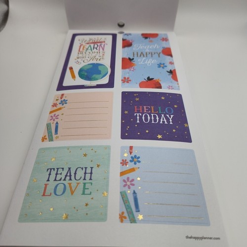 BIG Happy Planner Jess Miller Draws CLASSROOM BIRGHTS Sticker Sheet Pack 811pcs - Picture 5 of 13