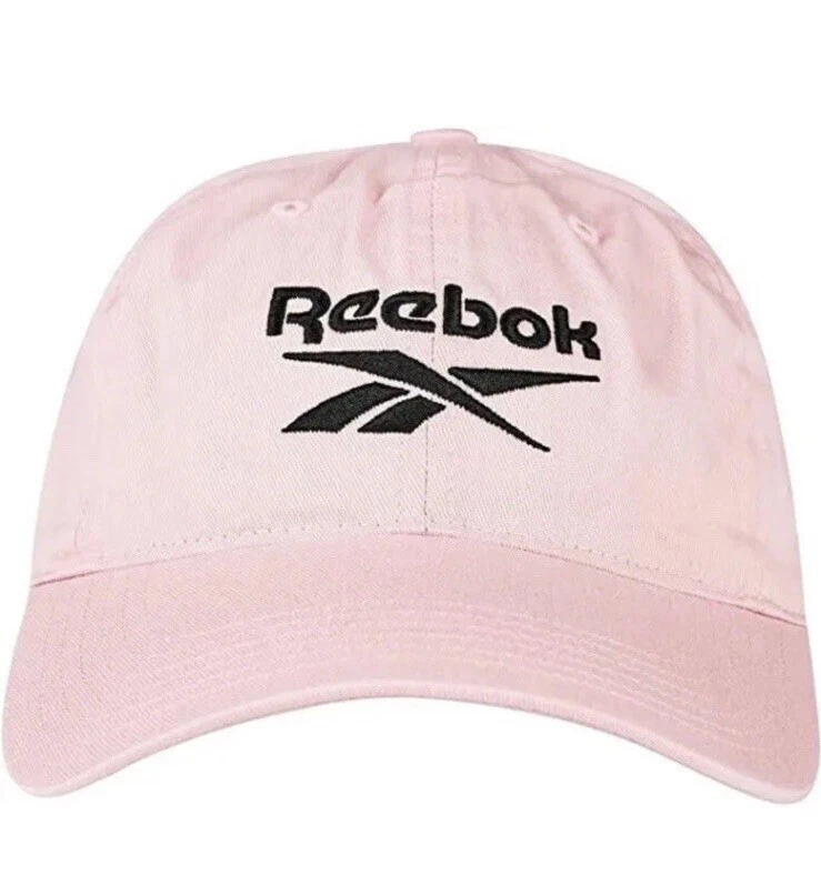 New Reebok Adults Unisex Tech Logo cap Rose Pink summer wear adjustable sizes