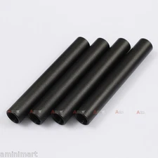 4x 4" inch 10cm Long Rod Rail fr 15mm Rod Support Rail System DSLR Rig Baseplate