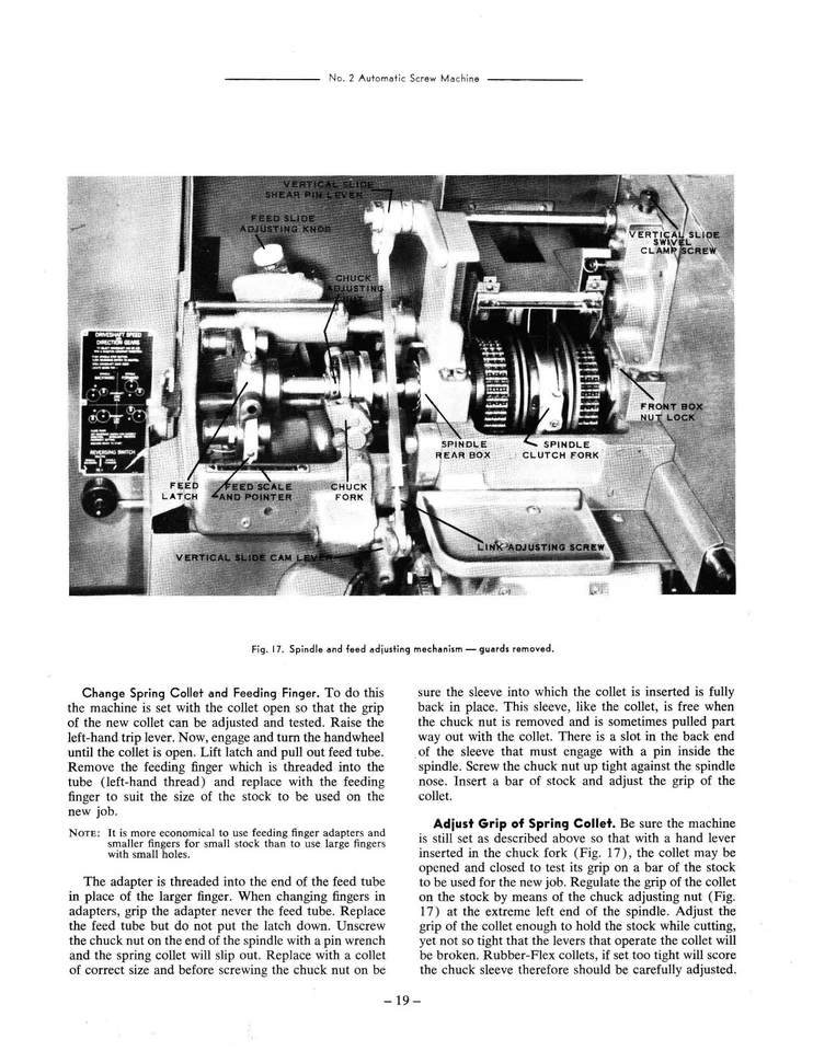 Brown & Sharpe #2 Automatic Screw Machine Operation, Repair & Parts Manual *368 - Image 3 of 4