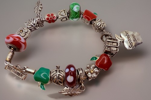 September School Teacher Themed Charm Bracelet