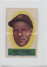 1963 Topps Peel-Offs Richie Ashburn (Peeling Directions) HOF 2g2
