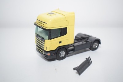 C17 1:50 TEKNO SCANIA 144L 144L TOPLINE TRUCK ONLY YEL FAIR COND.