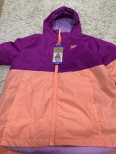 NWT Eddie Bauer Girls light Weight Jacket Size 14/16 3 in 1