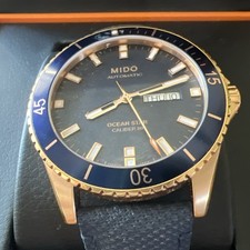 MIDO Ocean Star M026430A M026.430.36.041.00 Blue Dial Automatic Men's Used Watch