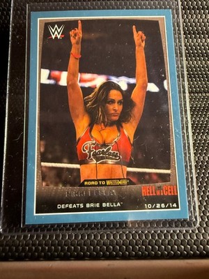 2015 TOPPS WWE CARDS - ROAD TO WRESTLEMANIA - BASE PARALLEL AUTO RELIC PICK 