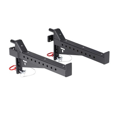 Titan Fitness T-2 Series Spotter Arms, 800 LB Capacity, Black Safety Catches