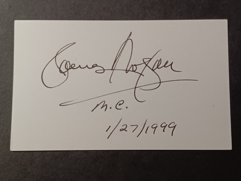 James E. Rogan Signed Index Card - California Representative - Congress