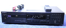 Audiophile Sony CDP-491 CD Player High Density Linear Converter Remote/Manual