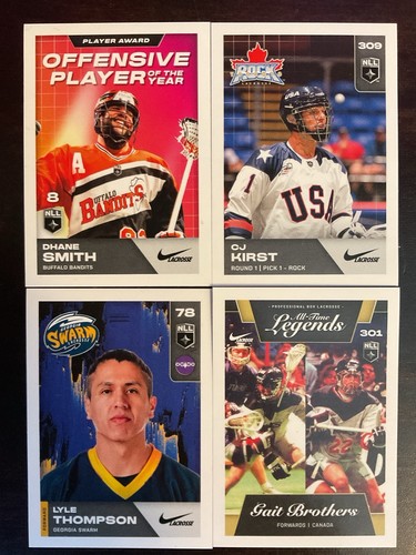 2025-26 TFL x NLL Lacrosse Stickers Singles #201-318  **You Pick From List**