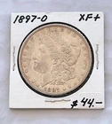 1897-O Morgan Dollar EF XF Extremely Fine in Old Holder - C9815