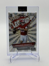 Fernando Mendoza 1/1 Comix Rookie Wild Card 39TDs LEGEND Silver Holo Blast