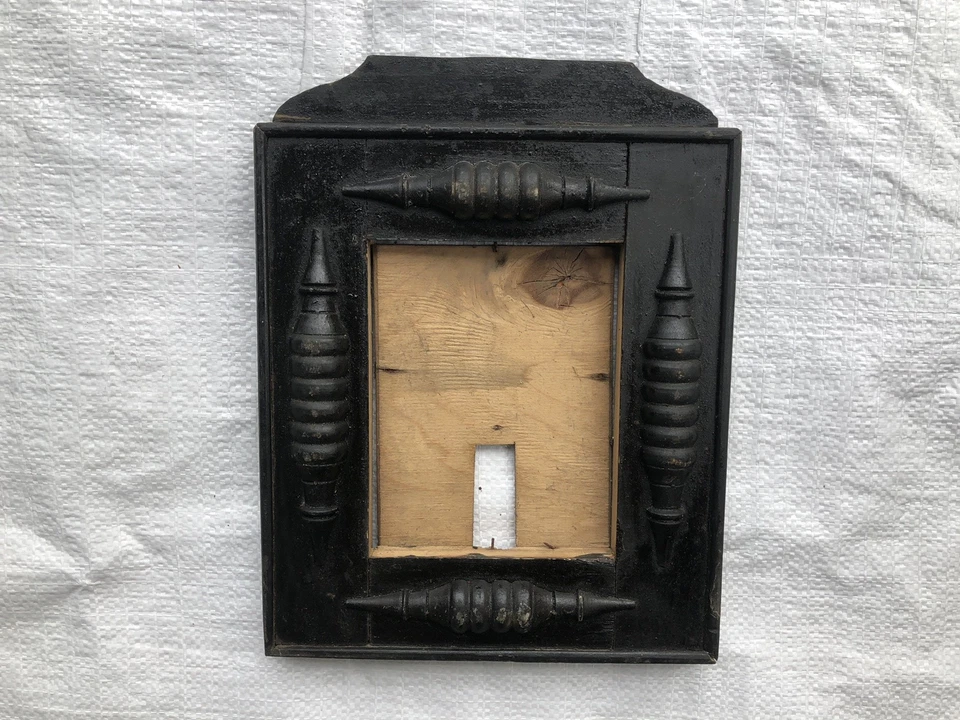 Marco de fotos de madera antiguo vintage Foto 3 de 4