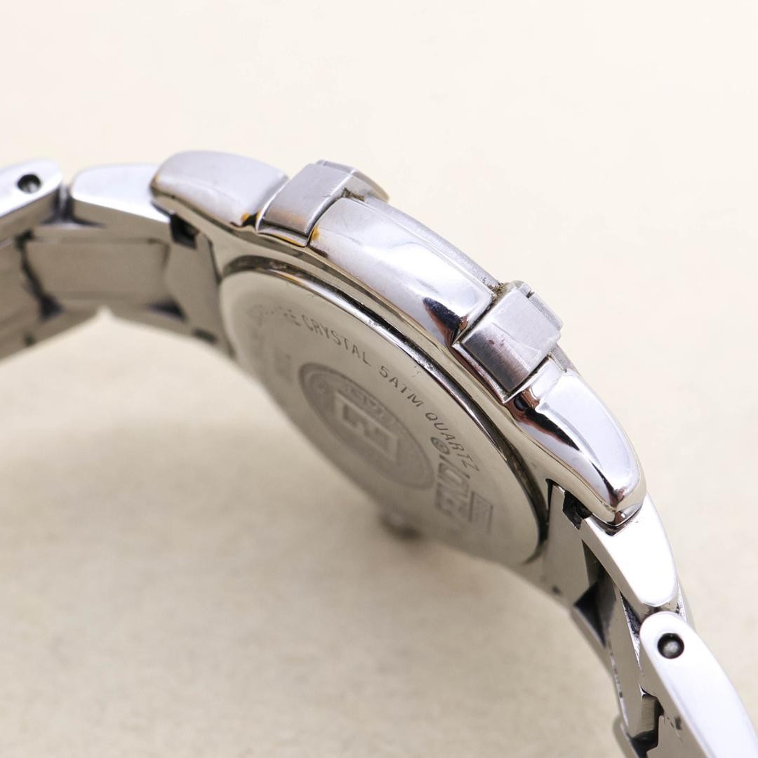 Fendi 3500L Watch 2.9x2.5cm Silver Ladies Zucca Pattern Vintage Japan Rare thumbnail 8