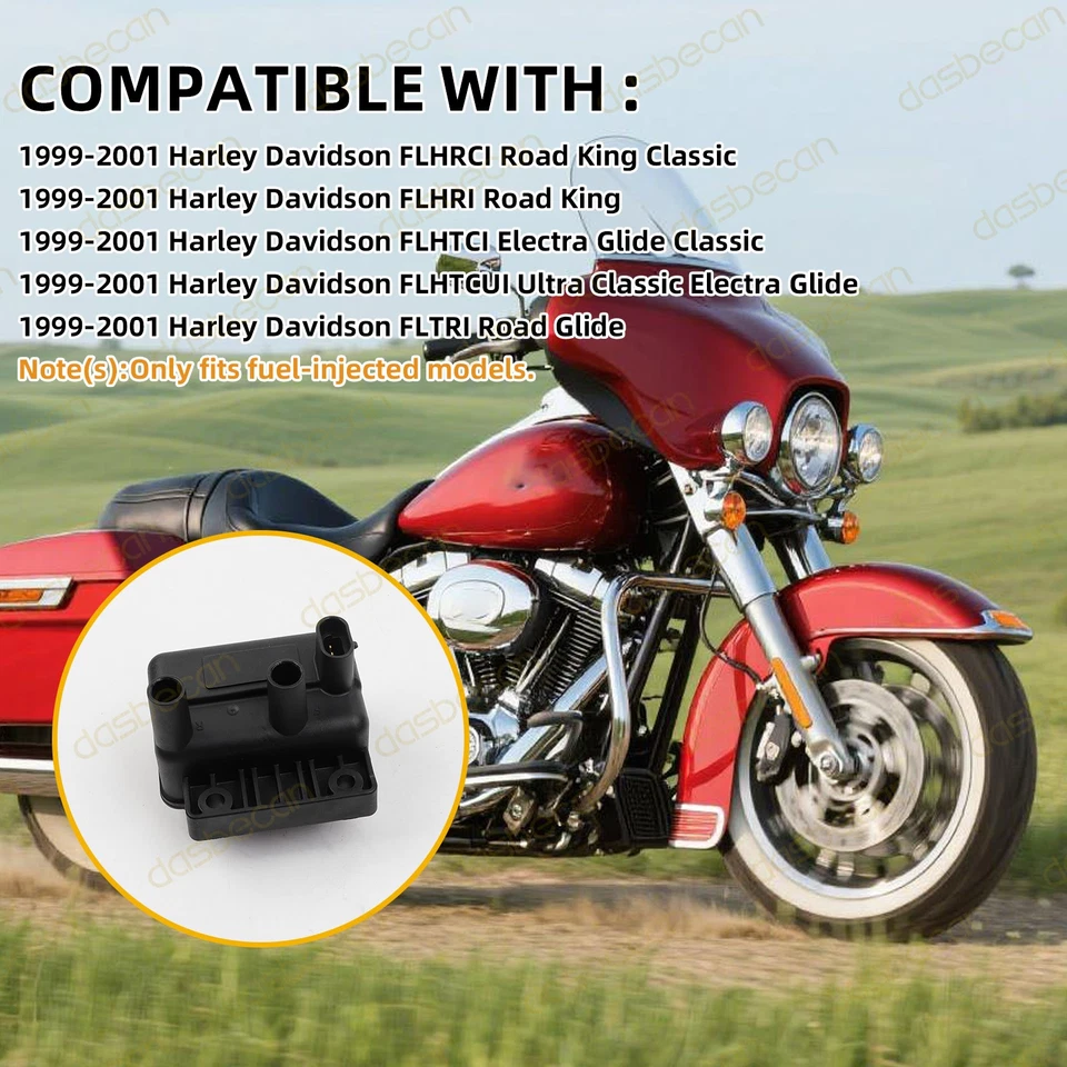 Ignition Coil For Harley Davidson Electra Glide,Road Glide,Road King 1999-2001 Foto 2 de 4