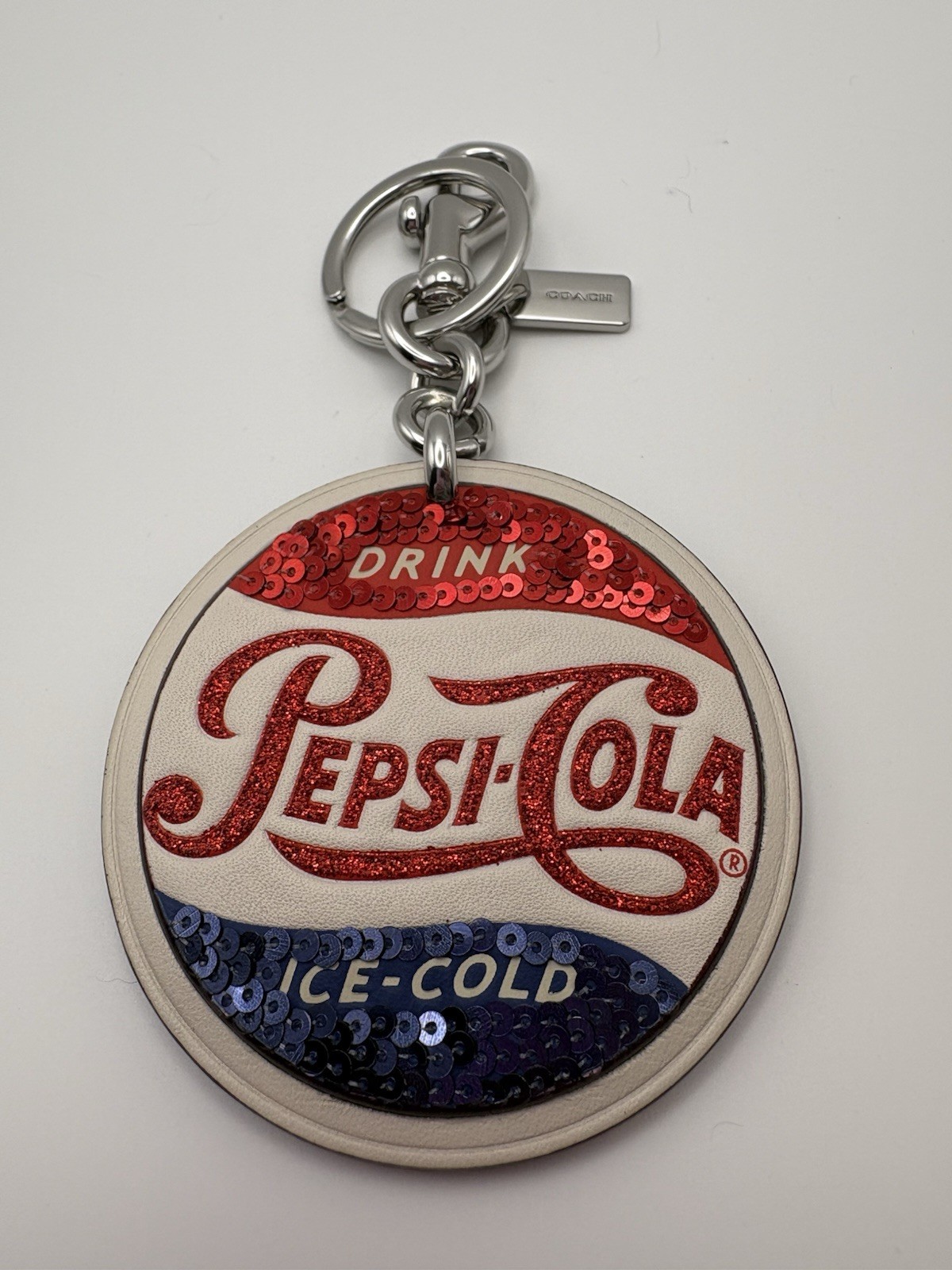 Coach x Pepsi-Cola Bag Charm Keychain