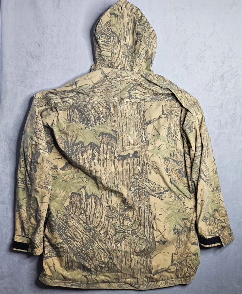 Vintage Gander Mountain Jacket Mens M-XL Tall Realtree Camo Rainwear Hunting - Image 2 of 4