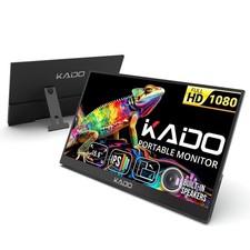 Kado Portable Monitor 15.6-inch FHD 1080p Rotating Stand IPS Display Extender