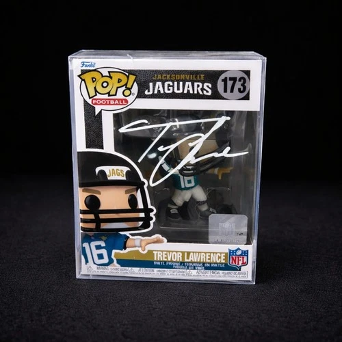 Trevor Lawrence Signed Jaguars Funko Pop #173 w/ COA Autographed NFL