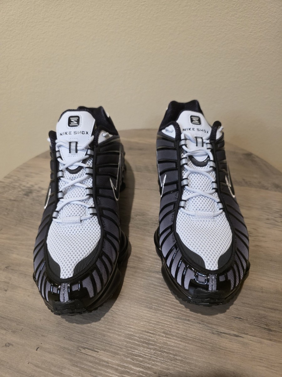 Men's Nike Shox TL Casual Shoes Black/Pure Platinum/White AV3595
