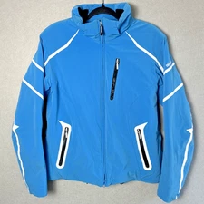 Descente Women’s Ski Snow Jacket • Size 14 (L) • Blue w/ Black Thermo Lining