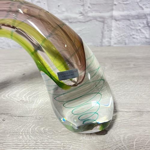 Evolution Sea Breeze Waterford Crystal Vase Poland 11" With Original Box - Picture 3 of 21