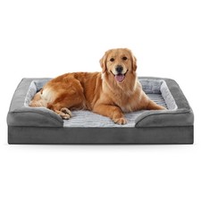 Large Orthopedic Dog Bed - XL Washable Sofa with Egg-Crate Foam Waterproof