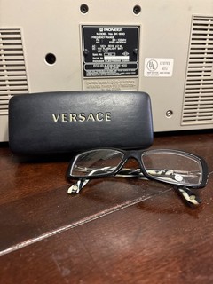 Versace Eyeglasses MOD 3140 900 Black Zebra Rectangular 52 15 135 640 fashion