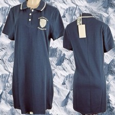 Harry Potter 4 Navy Hogwart Quidich Button Collar Neck Short Sleeve Shirt Dress