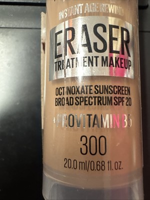 Maybelline Instant Age Rewind Eraser Treatment Makeup 300 Medium Beige Brand New