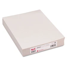 Pacon Newsprint White Blank Ruled 12" x 9" 500 Sheets/Pk P3407