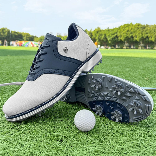 Spikes Golf Flache Schuhe Herren Wasserdicht Golf Turnschuhe Outdoor Wandern Schuhe - Bild 13 von 28